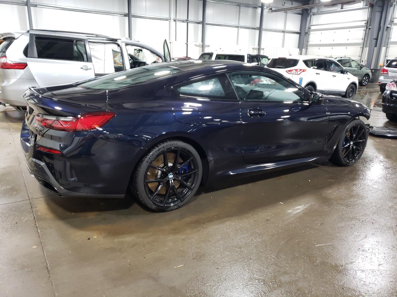 2019 BMW M8 VIN WBABC4C59KBJ35898 Copart auction photo, front end damage thumbnail 3