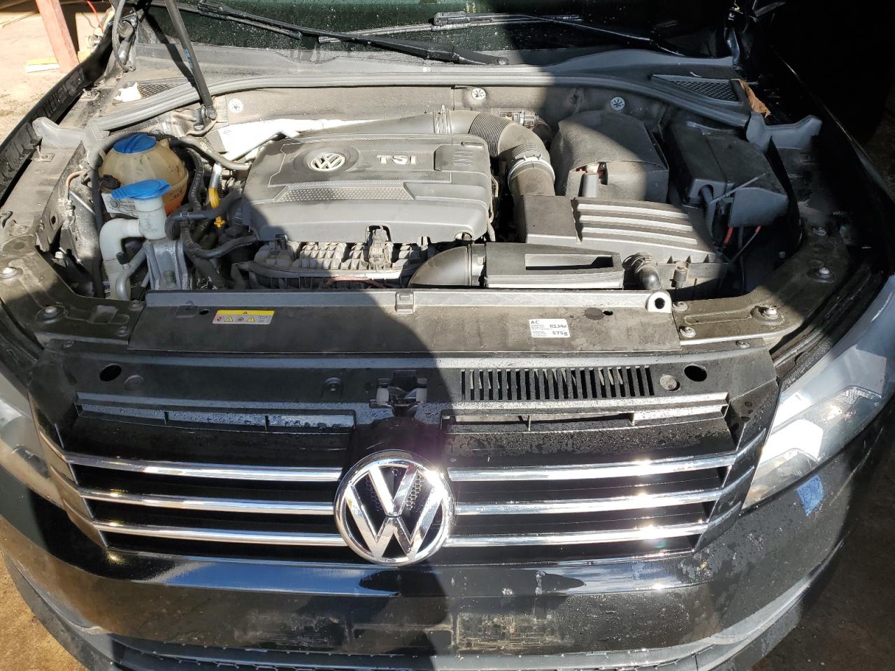 2015 Volkswagen Passat VIN 1VWAT7A36FC121827 Copart auction photo, rear end damage thumbnail 11
