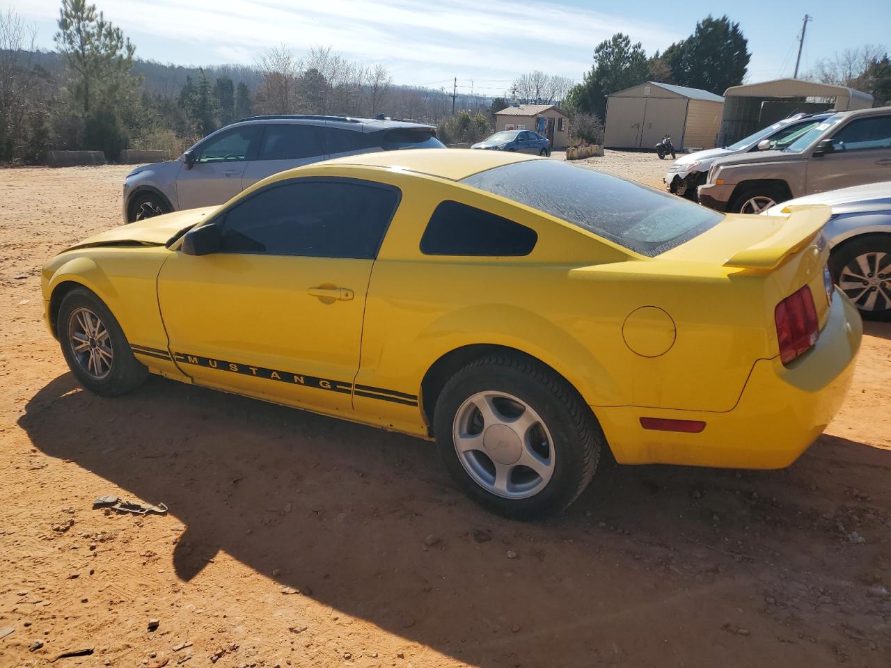 2005 Ford Mustang VIN 1ZVFT80N955246693 Copart auction photo, front end damage thumbnail 2