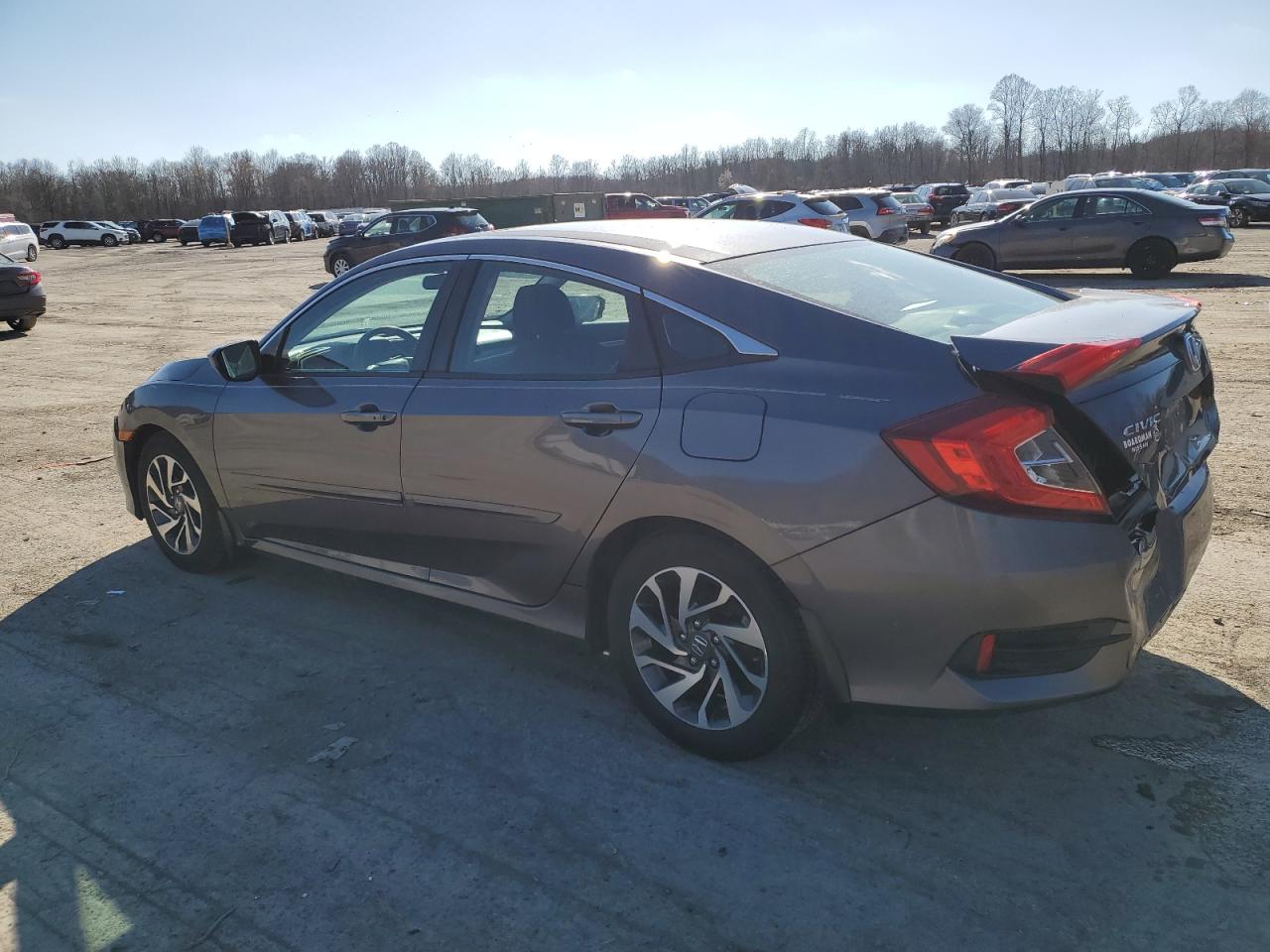2016 Honda Civic VIN 2HGFC2F77GH506126 Copart auction photo, rear end damage thumbnail 2