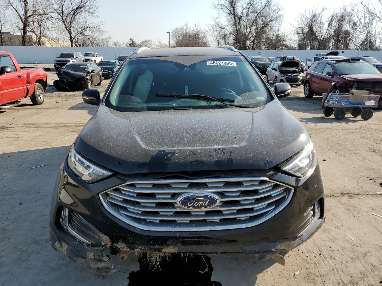 2019 Ford Edge VIN 2FMPK4K96KBC59892 Copart auction photo, front end / undercarriage damage thumbnail 5
