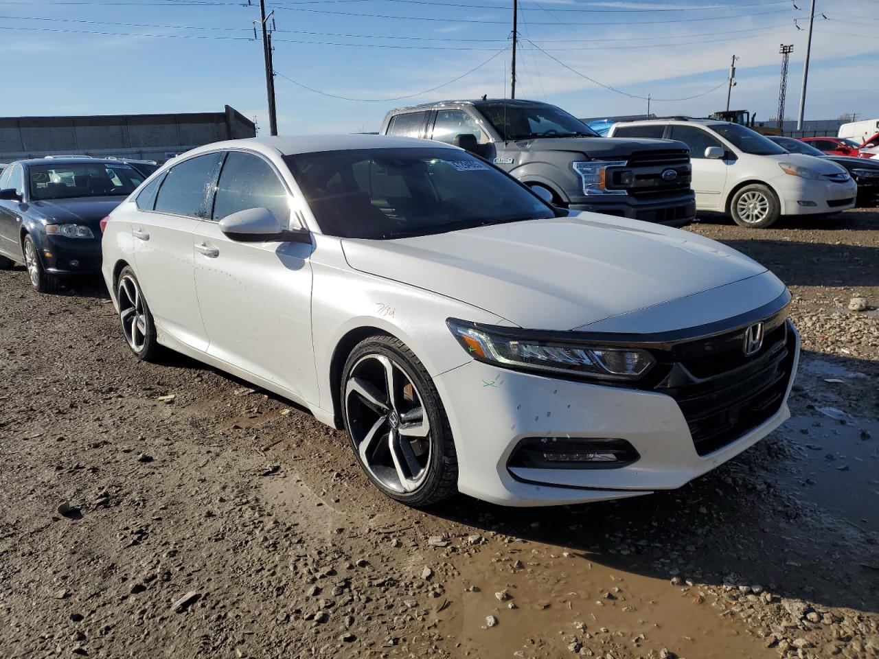 2020 Honda Accord VIN 1HGCV1F33LA141845 Copart auction photo, minor dent/scratches damage thumbnail 4