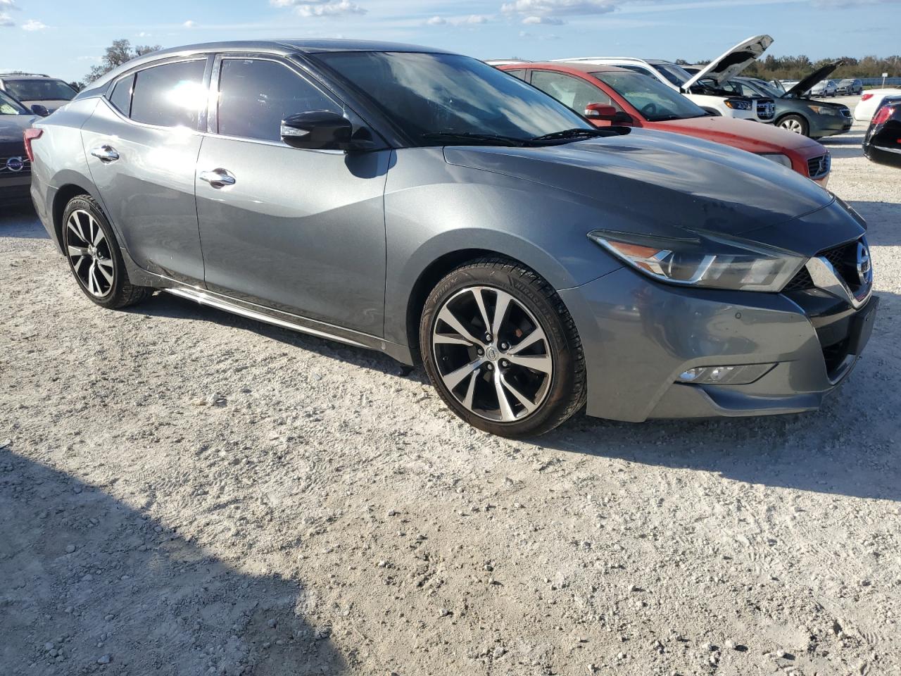 2018 Nissan Maxima VIN 1N4AA6AP0JC391673 Copart auction photo, side damage thumbnail 4