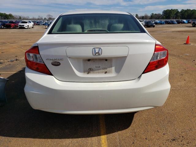 2012 Honda Civic VIN 2HGFB2F54CH561497 Copart auction photo, front end damage thumbnail 6