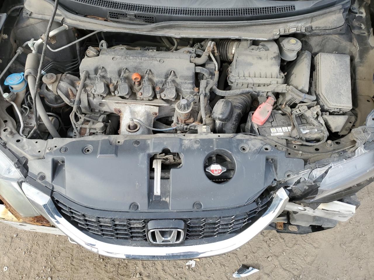 2014 Honda Civic VIN 2HGFB2F54EH008030 Copart auction photo, front end damage thumbnail 11