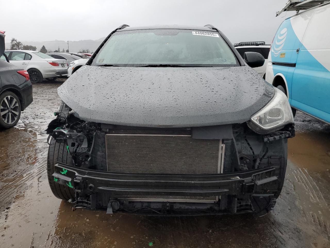 2013 Hyundai Santa Fe VIN KM8SM4HF2DU003845 Copart auction photo, front end damage thumbnail 5