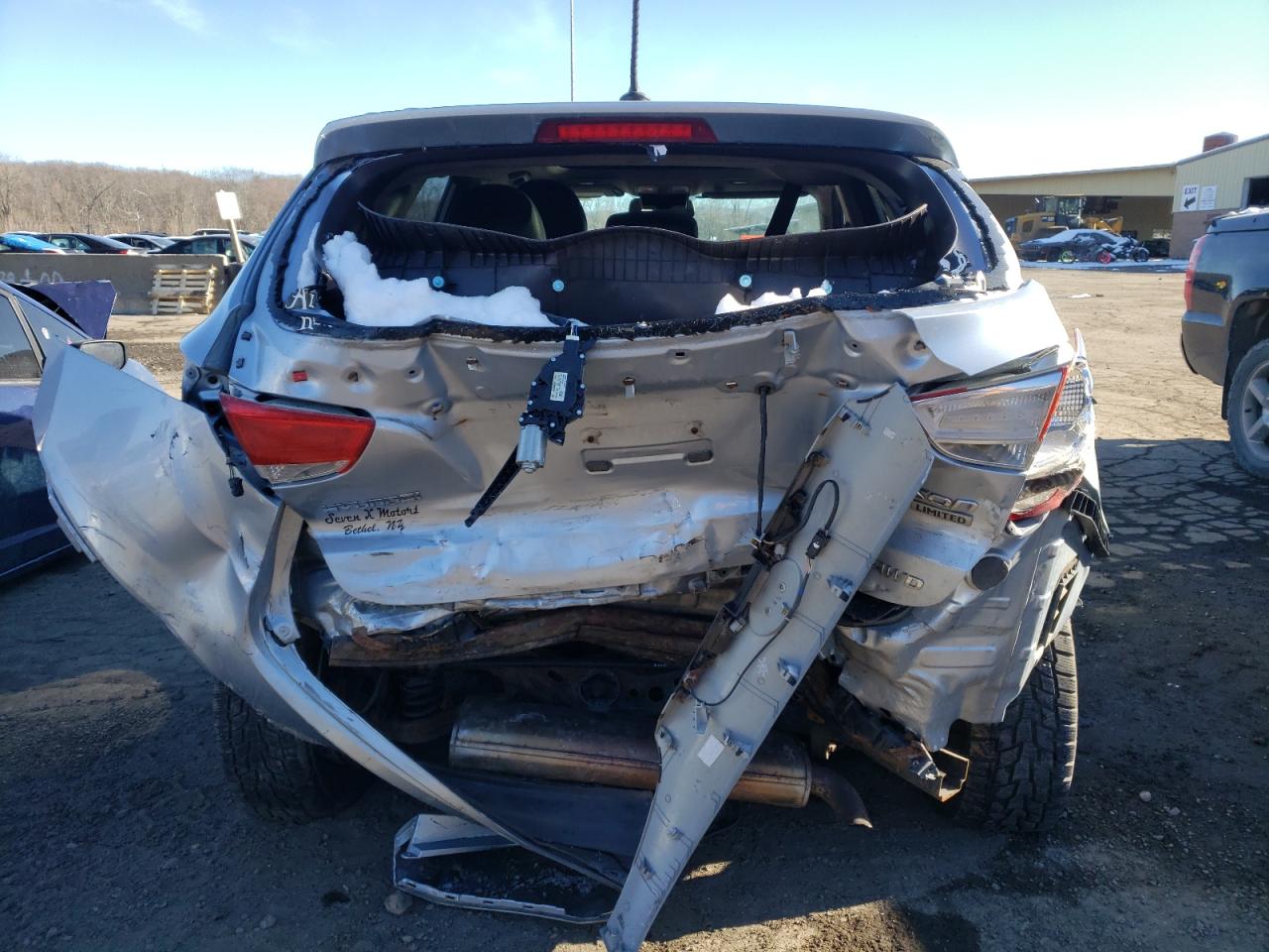 2012 Hyundai Tucson VIN KM8JUCAC6CU454054 Copart auction photo, rear end / front end damage thumbnail 6