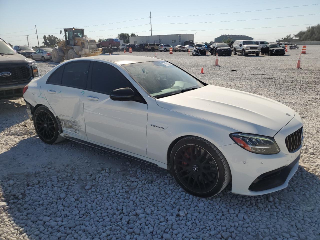 2021 Mercedes-Benz C-klasse VIN W1KWF8HB6MR620324 Copart auction photo, rear end / side damage thumbnail 4