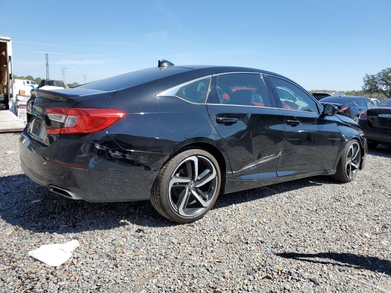2020 Honda Accord VIN 1HGCV2F39LA025099 Copart auction photo, front end / front end damage thumbnail 3