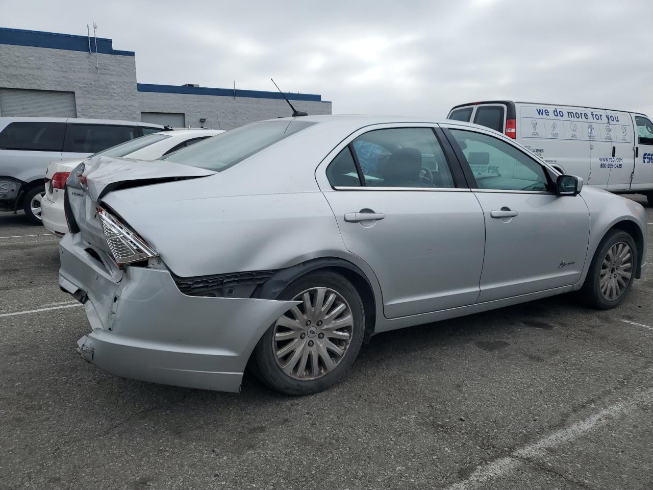 2010 Ford Fusion VIN 3FADP0L35AR110293 Copart auction photo, rear end damage thumbnail 3