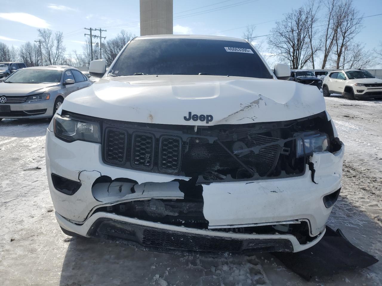 2017 Jeep Grand Cherokee VIN 1C4RJFAG0HC927416 Copart auction photo, front end damage thumbnail 5