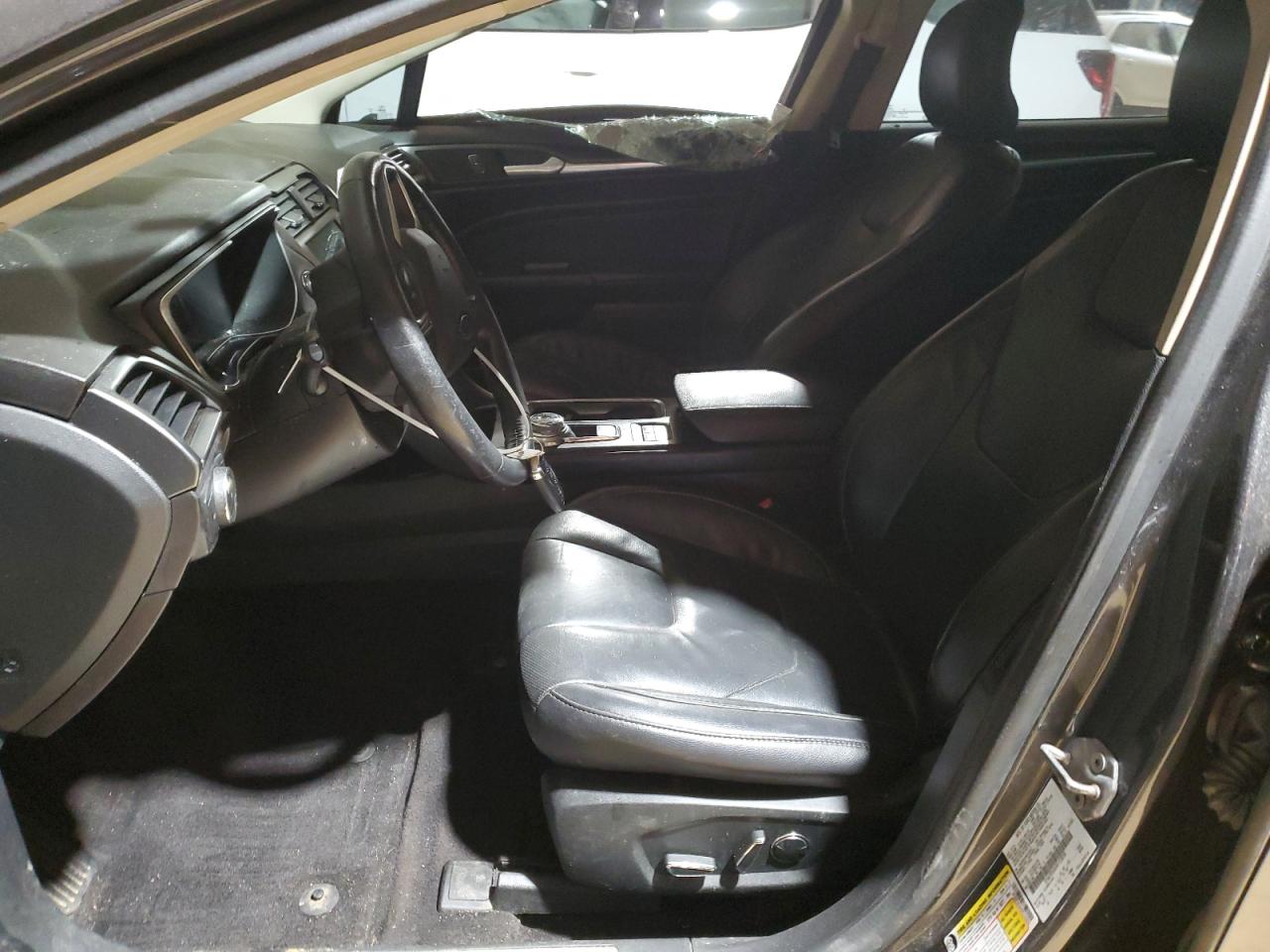 2017 Ford Fusion VIN 3FA6P0SU6HR152050 Copart auction photo, front end / side damage thumbnail 7