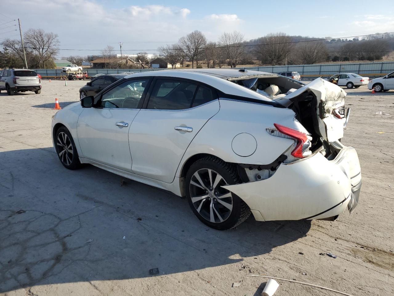 2018 Nissan Maxima VIN 1N4AA6AP8JC404329 Copart auction photo, rear end damage thumbnail 2