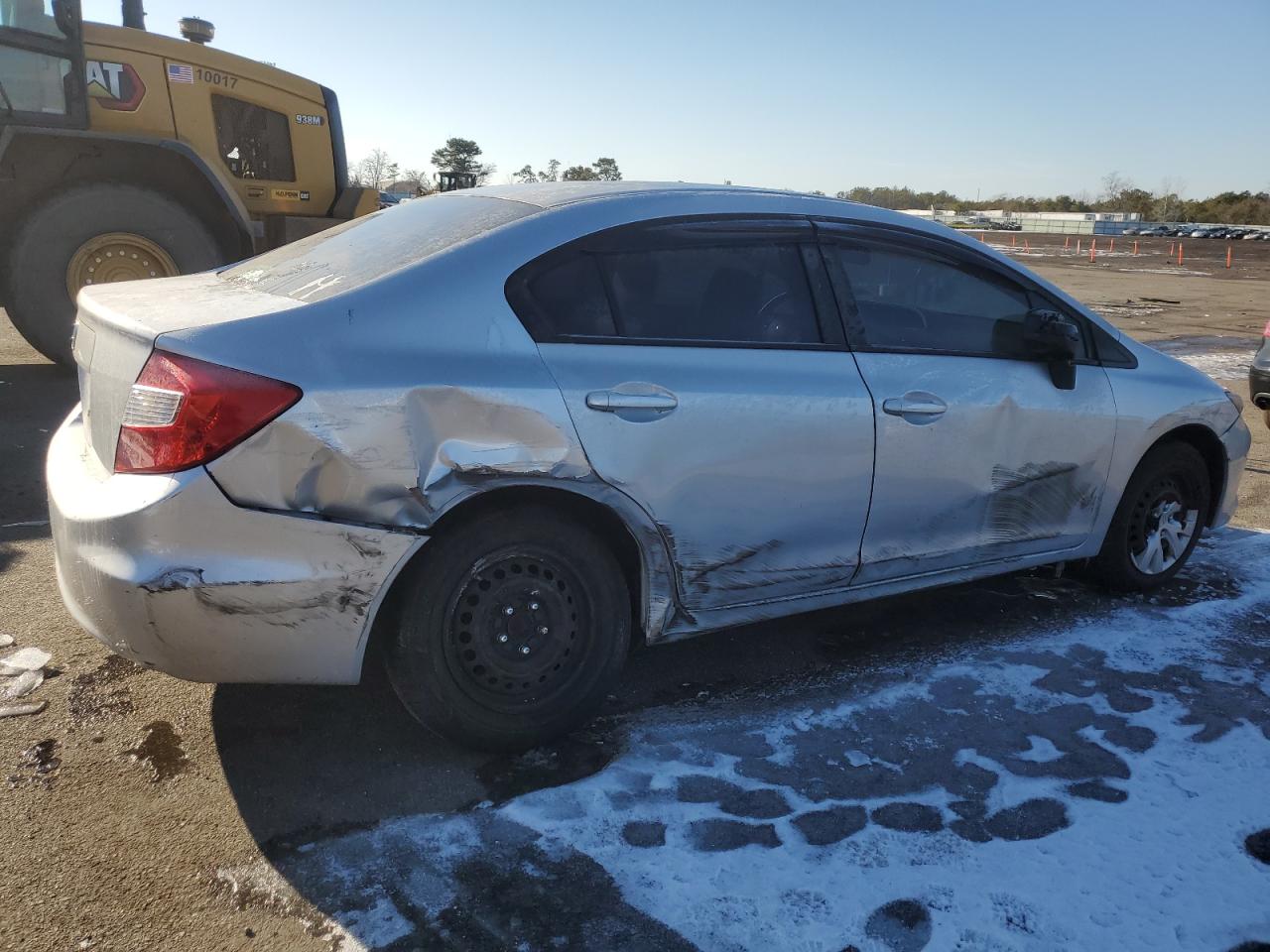 2012 Honda Civic VIN 2HGFB2F59CH526518 Copart auction photo, rear end / side damage thumbnail 3