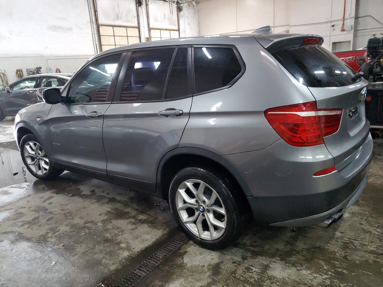 2013 BMW X3 VIN 5UXWX7C54DL982186 Copart auction photo, undercarriage / hail damage thumbnail 2