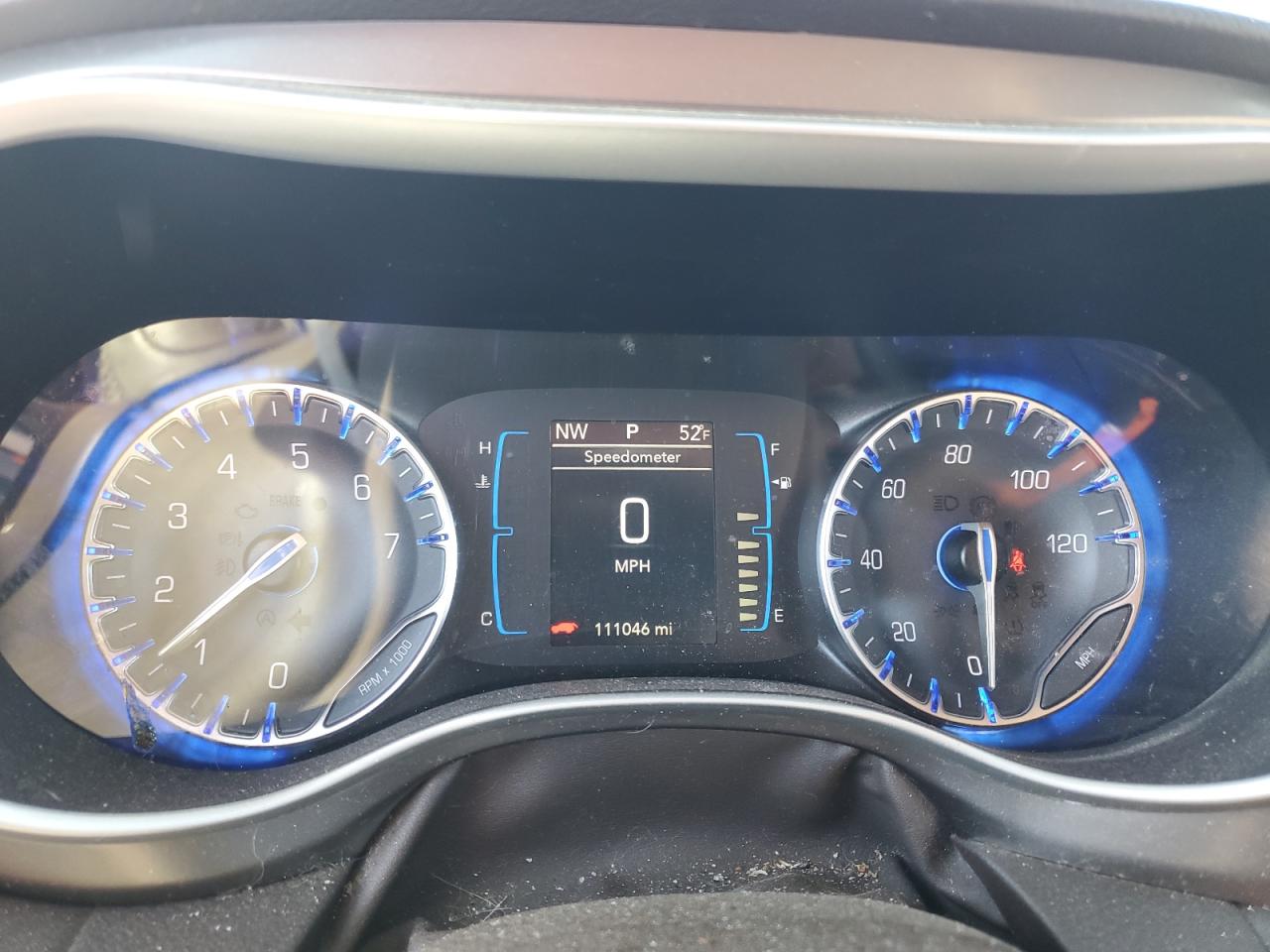 2017 Chrysler Pacifica VIN 2C4RC1BG5HR509436 Copart auction photo, front end / all over damage thumbnail 9