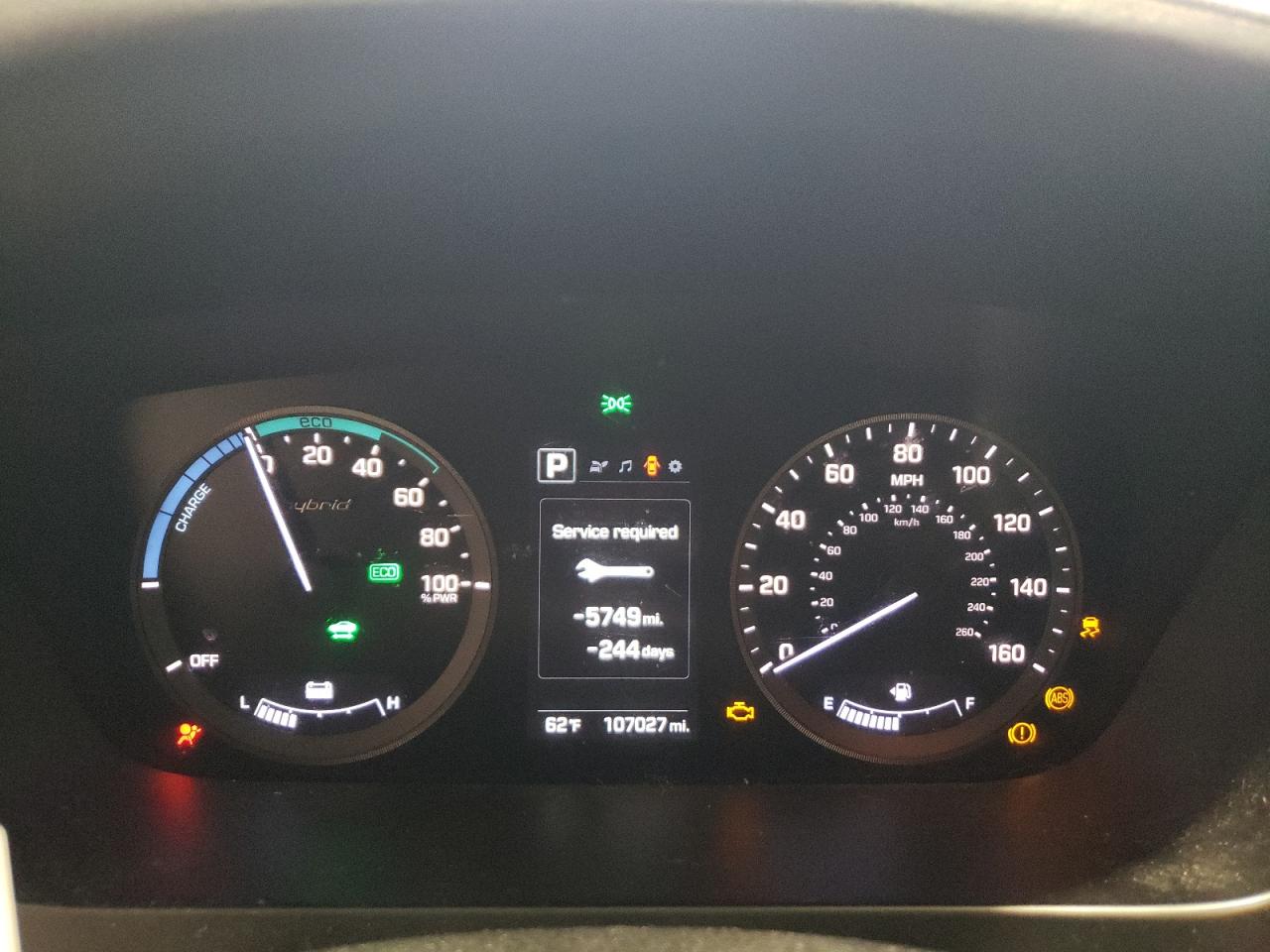 2016 Hyundai Sonata VIN KMHE24L11GA013397 Copart auction photo, front end damage thumbnail 9
