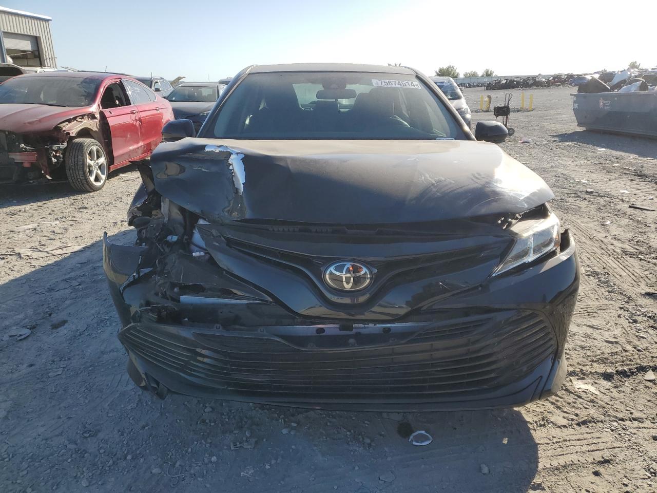 2019 Toyota Camry VIN 4T1B11HK3KU821005 Copart auction photo, front end / minor dent/scratches damage thumbnail 5