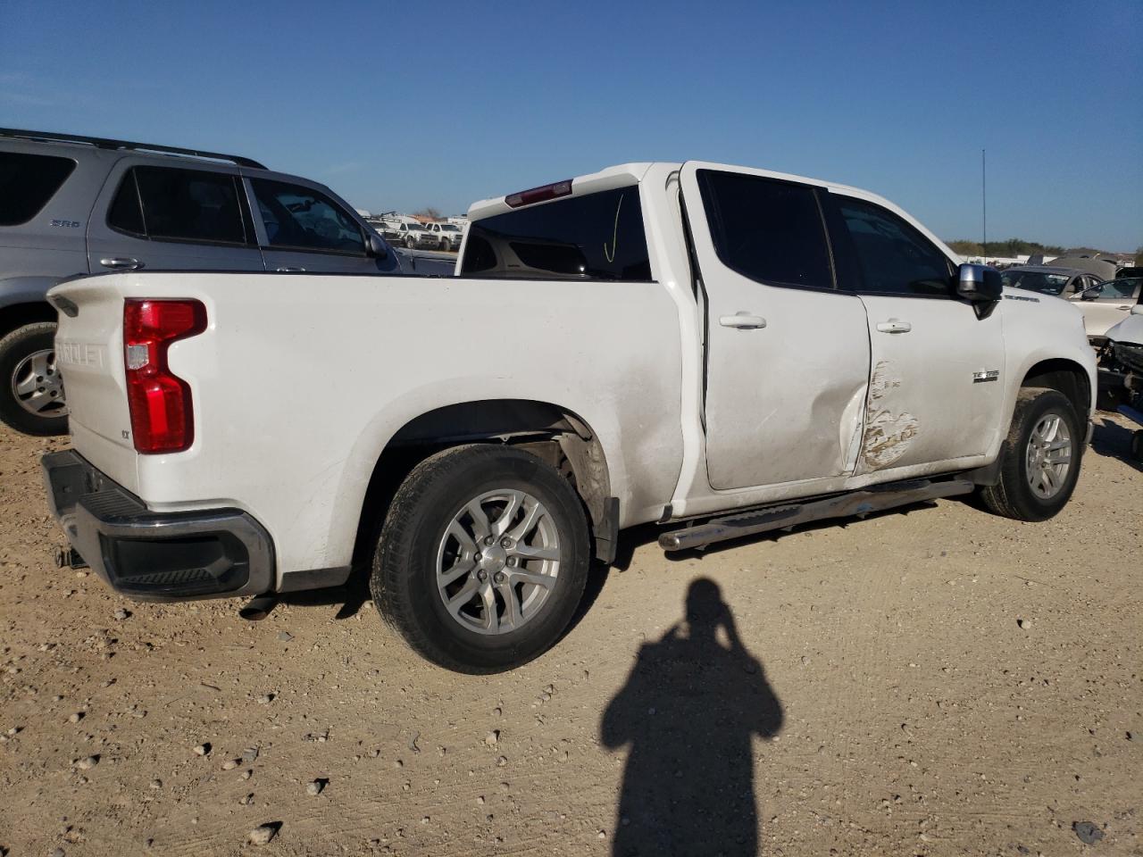 2020 Chevrolet Silverado VIN 3GCPWCED8LG135995 Copart auction photo, all over damage thumbnail 3