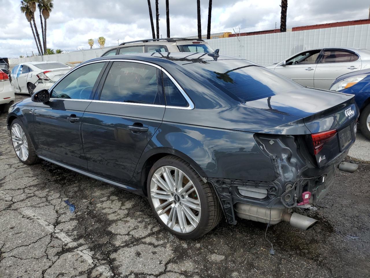 2017 Audi A4 VIN WAUENAF49HN013428 Copart auction photo, rear end / front end damage thumbnail 2