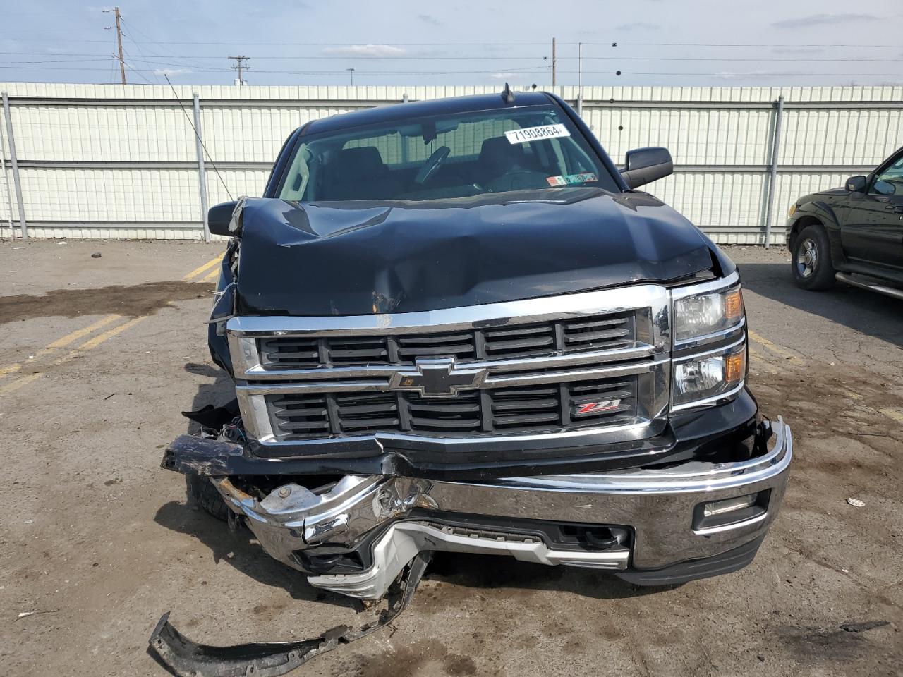 2015 Chevrolet Silverado VIN 1GCVKREC8FZ220949 Copart auction photo, front end / side damage thumbnail 5
