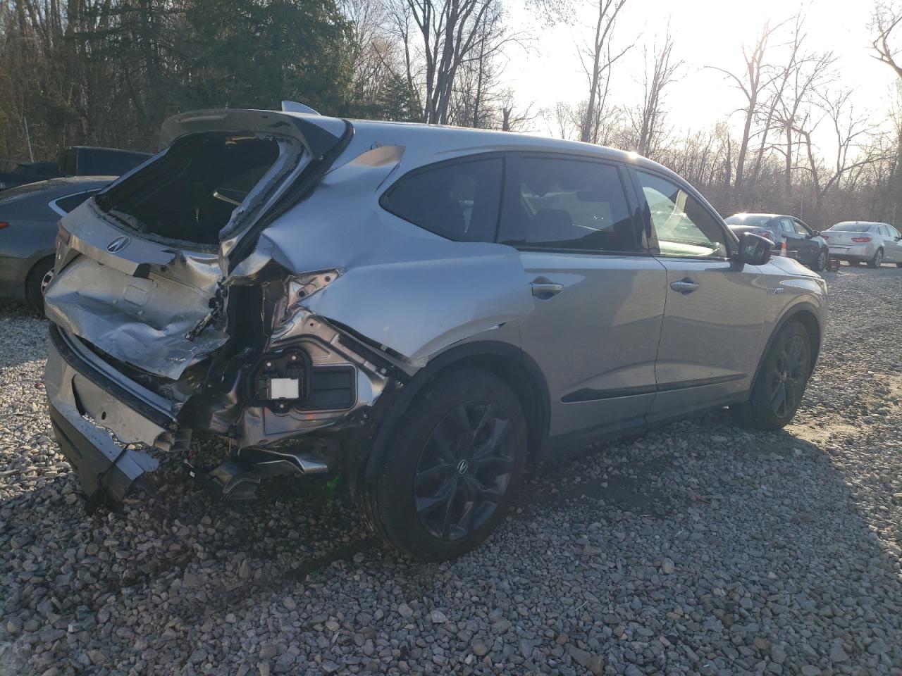 2023 Acura MDX VIN 5J8YE1H0XPL013217 Copart auction photo, rear end damage thumbnail 3