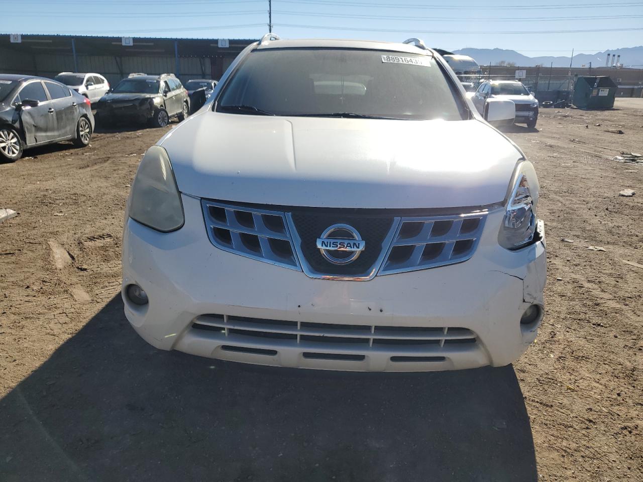 2012 Nissan Rogue VIN JN8AS5MV6CW393140 Copart auction photo, front end / side damage thumbnail 5