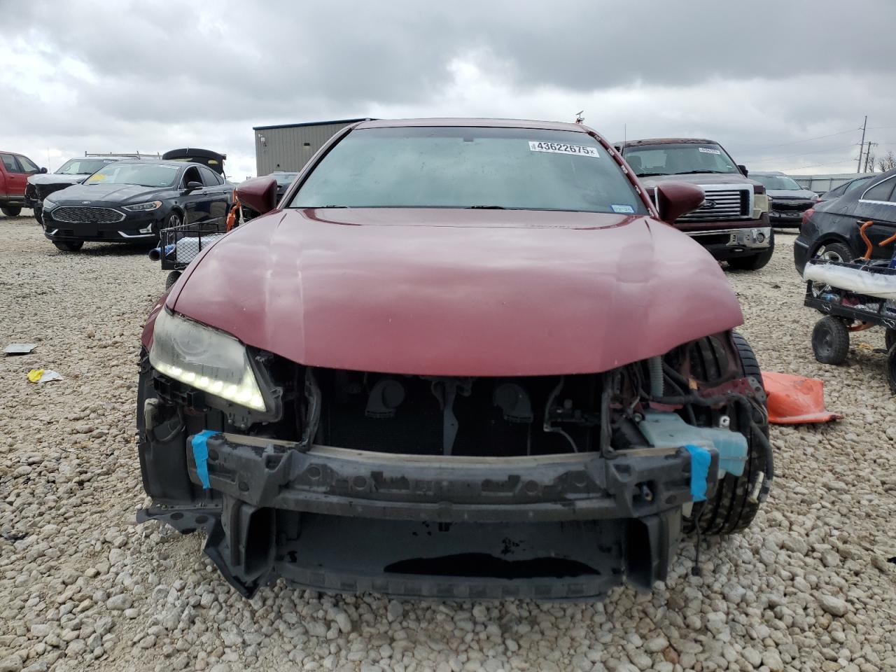 2014 Lexus GS VIN JTHBE1BL1E5030785 Copart auction photo, front end / side damage thumbnail 5