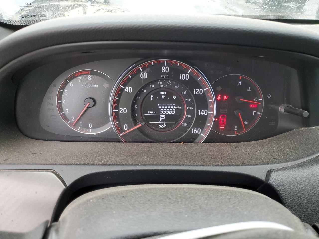 2016 Honda Accord VIN 1HGCR2F53GA160834 Copart auction photo, front end damage thumbnail 9