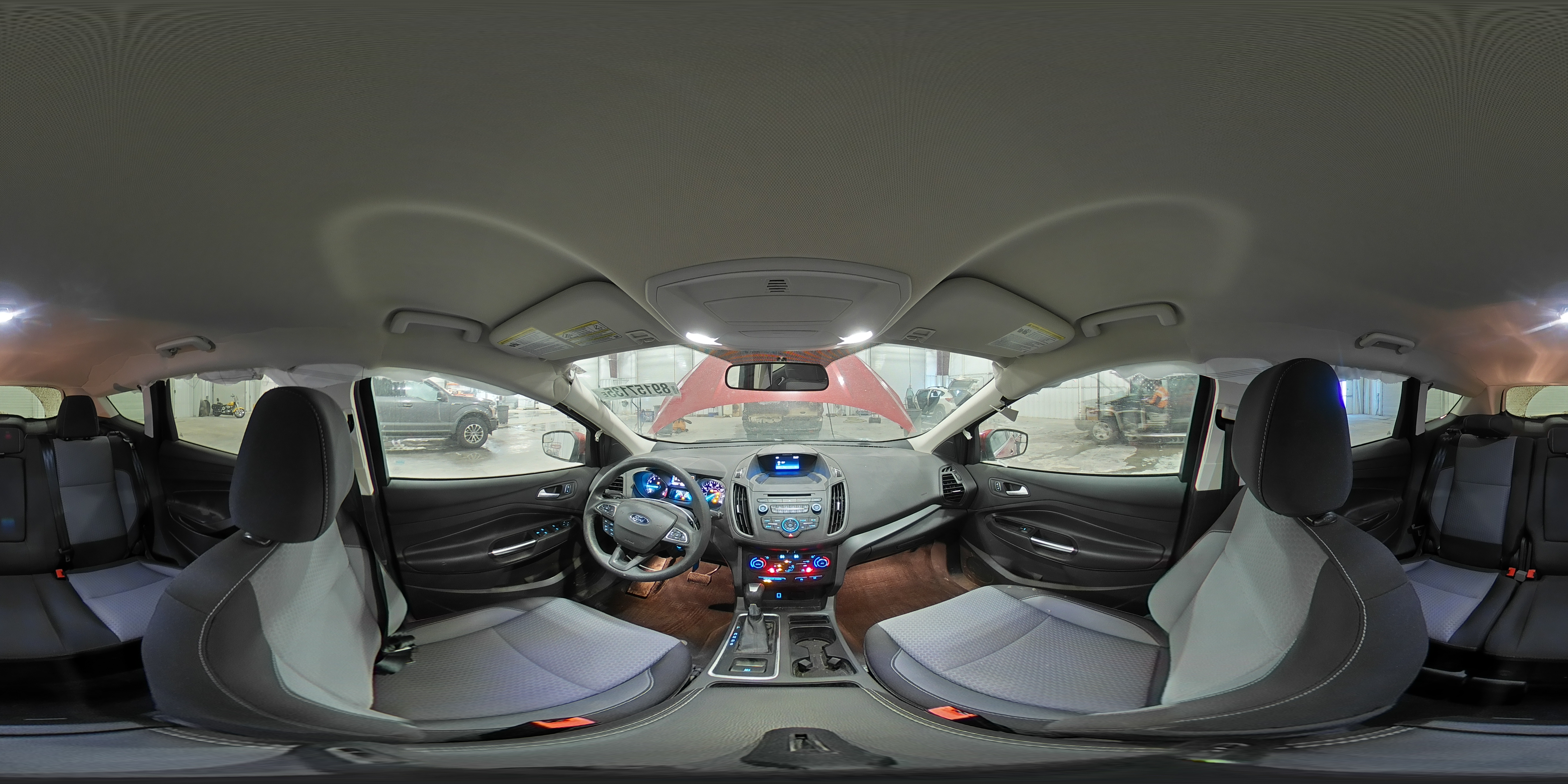 2017 Ford Escape VIN 1FMCU9GD2HUD11735 Copart auction photo, rear end / side damage thumbnail 13