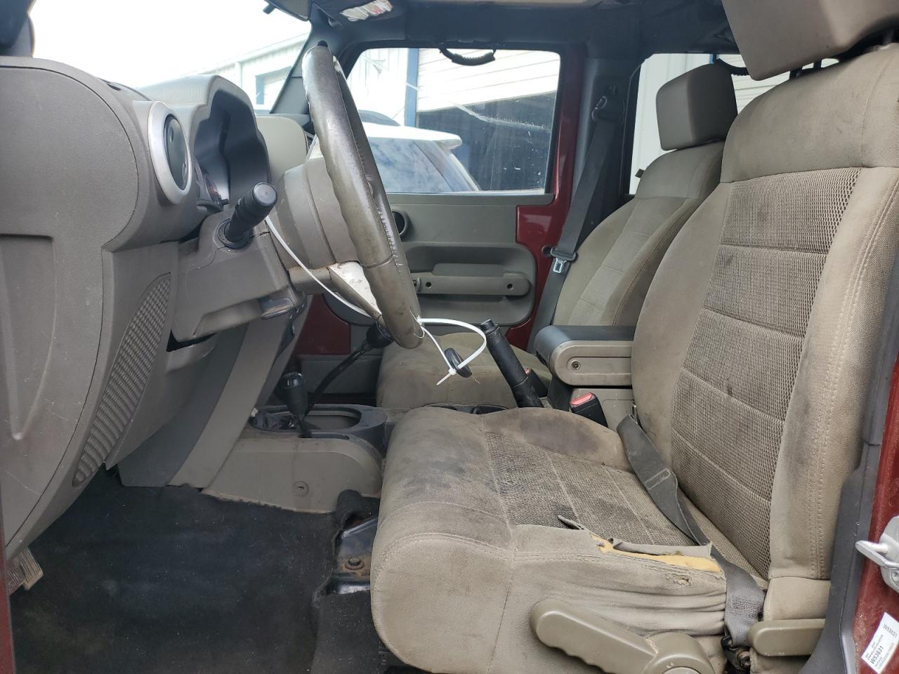 2009 Jeep Wrangler VIN 1J4GA59169L756653 Copart auction photo, front end damage thumbnail 7