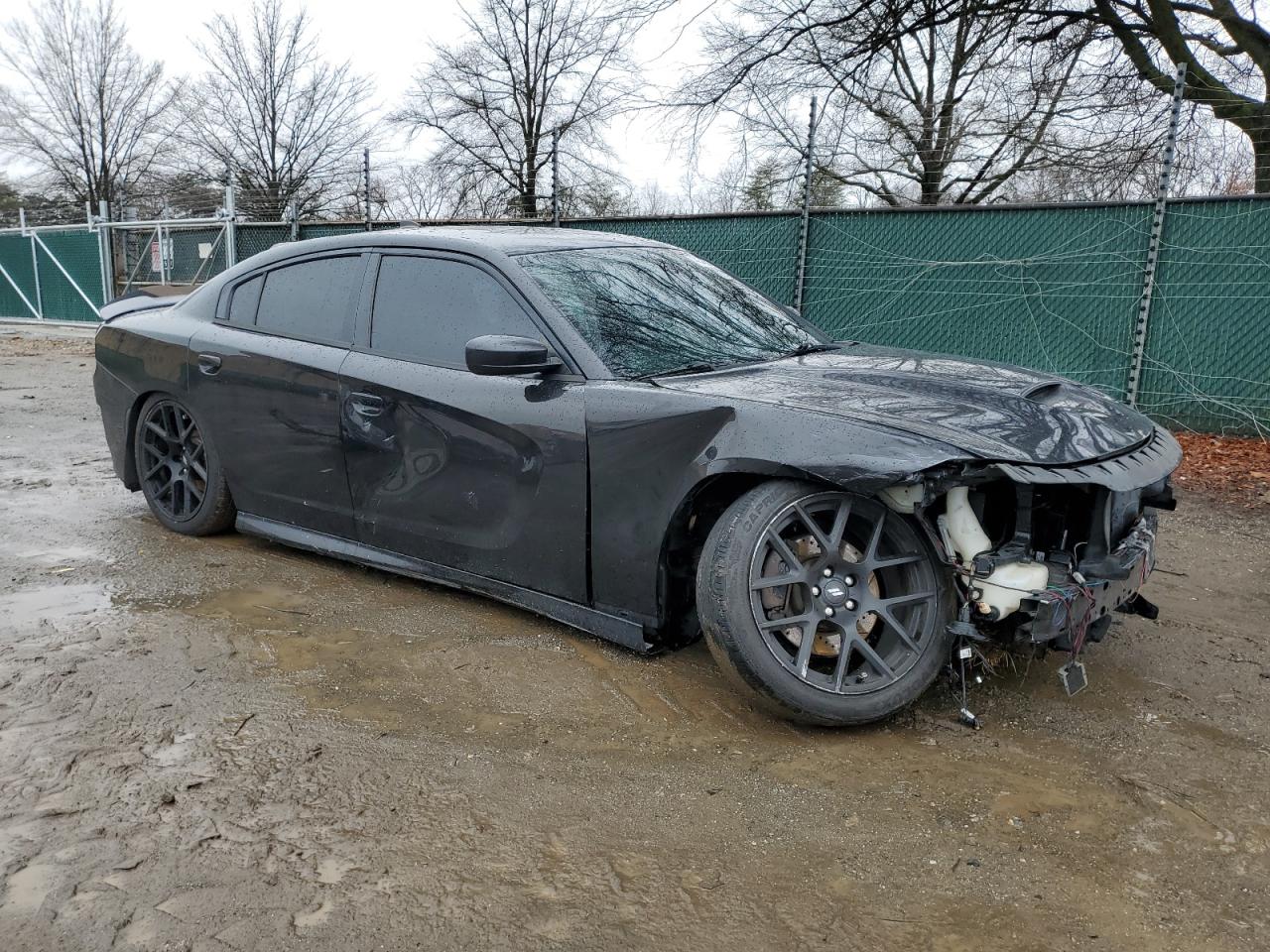 2017 Dodge Charger VIN 2C3CDXCT2HH605519 Copart auction photo, front end / undercarriage damage thumbnail 4
