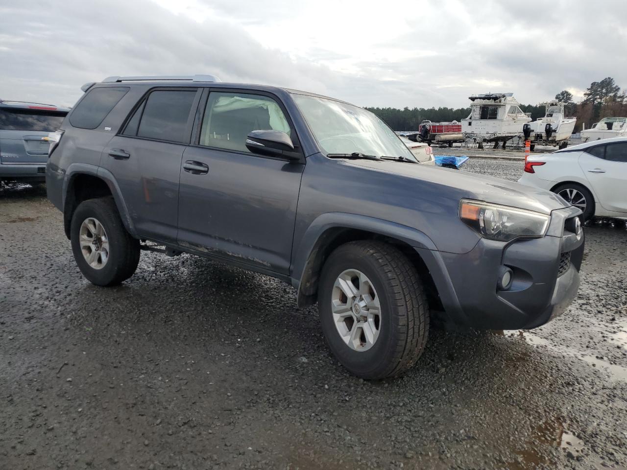 2014 Toyota 4Runner VIN JTEZU5JRXE5083884 Copart auction photo, front end / side damage thumbnail 4