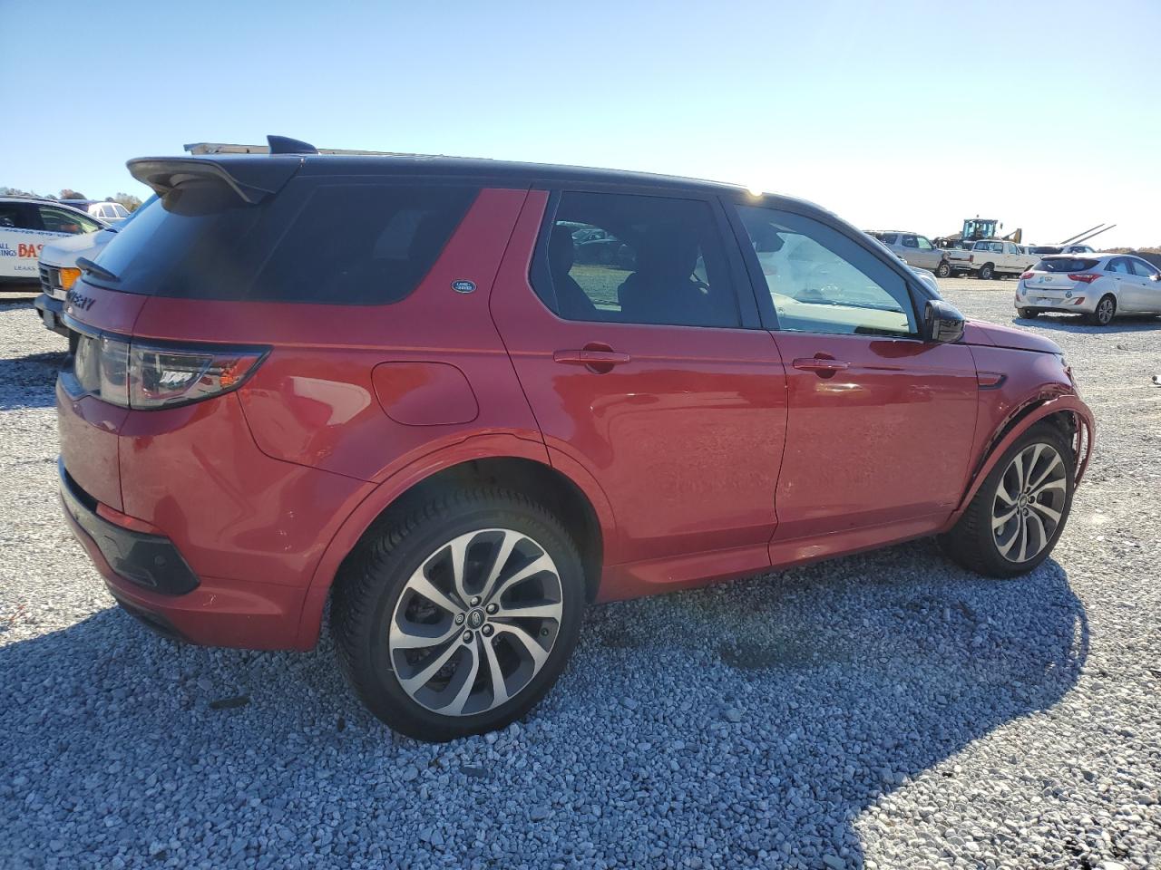 2020 Land Rover Discovery VIN SALCT2FX9LH844413 Copart auction photo, side / front end damage thumbnail 3