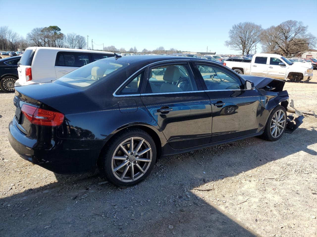 2015 Audi A4 VIN WAUAFAFL0FN007436 Copart auction photo, front end damage thumbnail 3