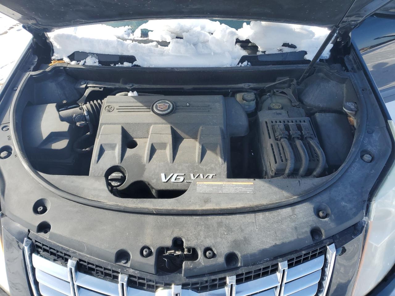 2015 Cadillac SRX VIN 3GYFNEE35FS610015 Copart auction photo, rear end damage thumbnail 12