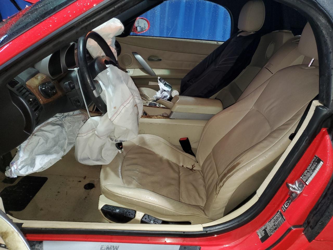 2005 BMW Z4 VIN 4USBT33525LR70442 Copart auction photo, front end / rear end damage thumbnail 7