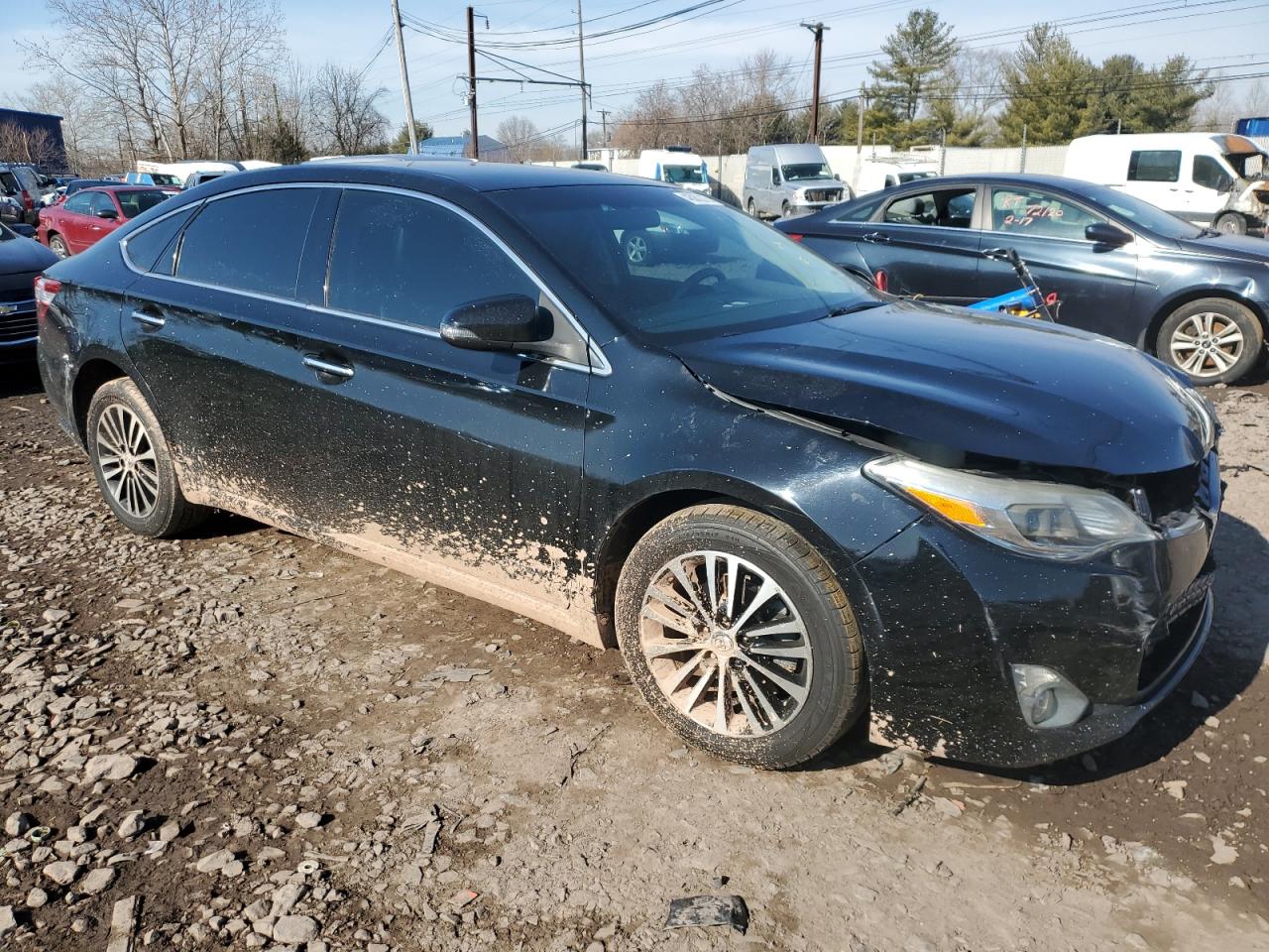 2015 Toyota Avalon VIN 4T1BD1EB0FU037995 Copart auction photo, front end / rear end damage thumbnail 4