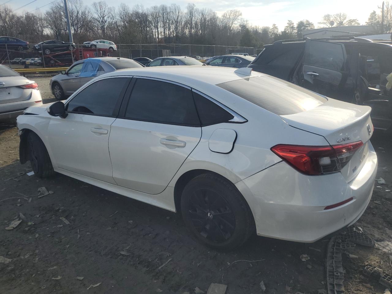 2022 Honda Civic VIN 2HGFE2F2XNH527306 Copart auction photo, all over damage thumbnail 2