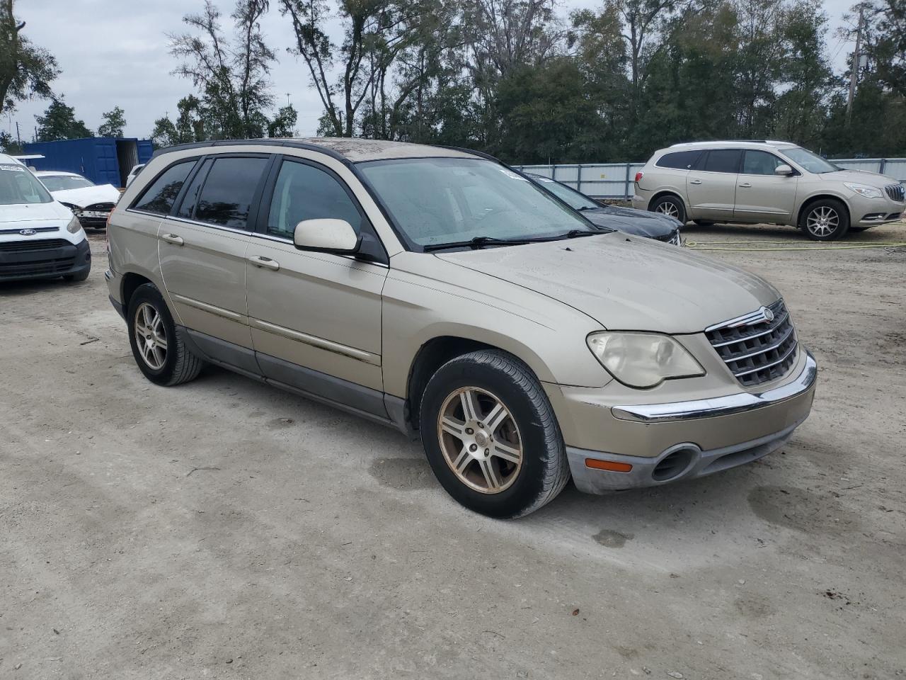 2007 Chrysler Pacifica VIN 2A8GM68X97R240003 Copart auction photo, side damage thumbnail 4