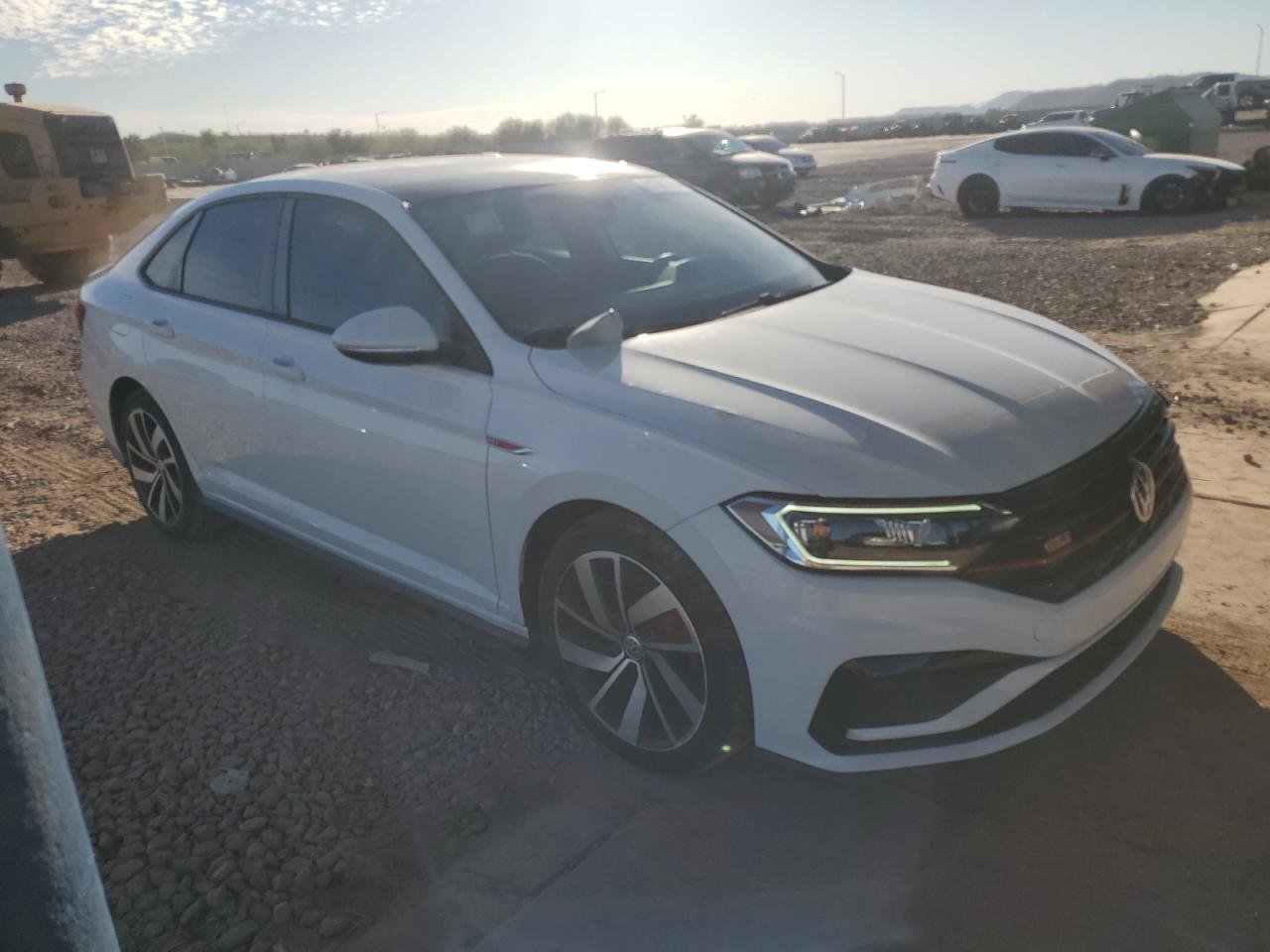 2021 Volkswagen Jetta VIN 3VW5T7BU6MM103476 Copart auction photo, front end / side damage thumbnail 4