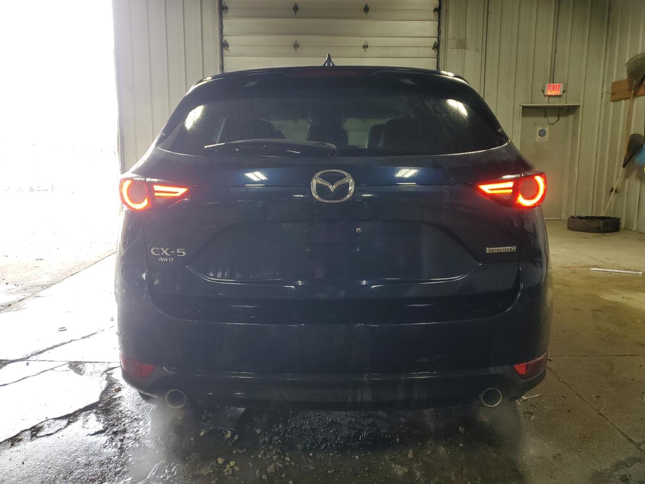2020 Mazda CX-5 VIN JM3KFBDM2L0722467 Copart auction photo, undercarriage / front end damage thumbnail 6