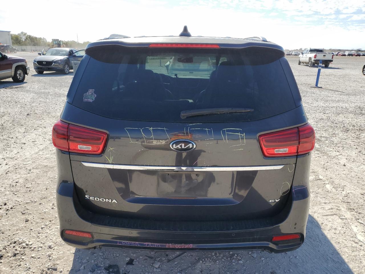 2020 KIA Sedona VIN KNDMC5C16L6644730 Copart auction photo, hail / front end damage thumbnail 6