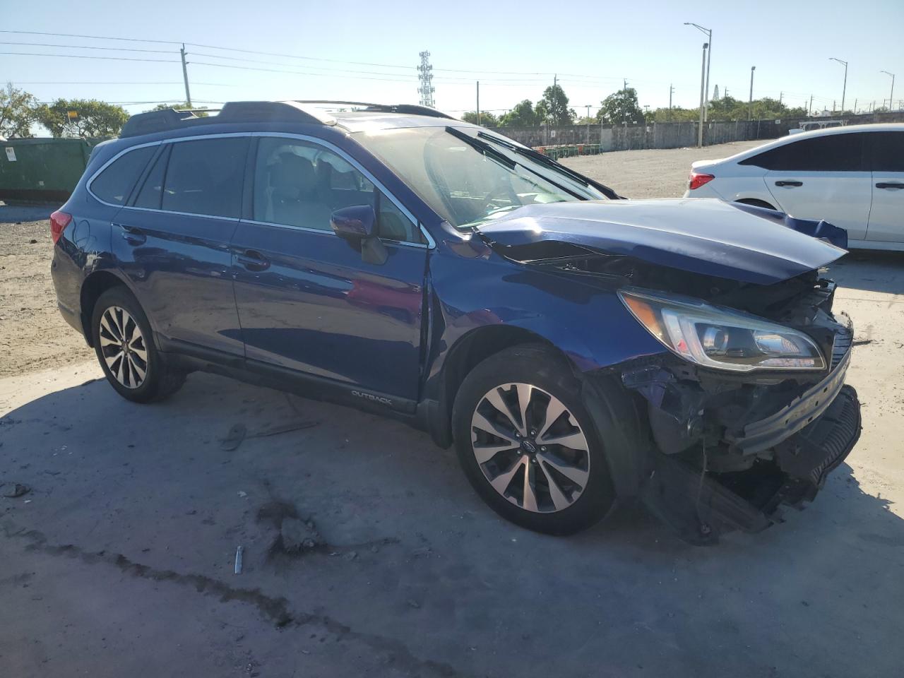 2017 Subaru Outback VIN 4S4BSANC8H3398902 Copart auction photo, front end damage thumbnail 4