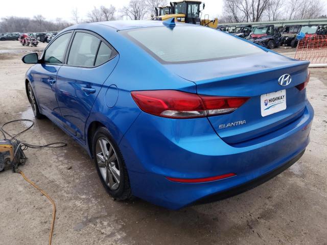 2018 Hyundai Elantra VIN 5NPD84LF1JH258730 Copart auction photo, front end / minor dent/scratches damage thumbnail 2