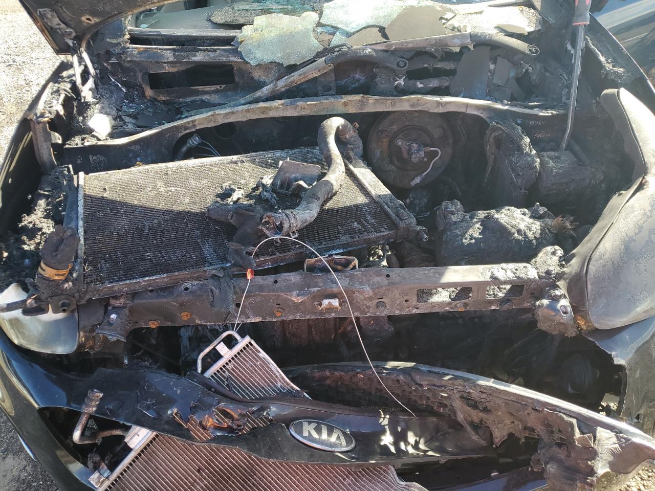 2017 KIA Sportage VIN KNDPNCAC0H7096645 Copart auction photo, burn - engine damage thumbnail 14