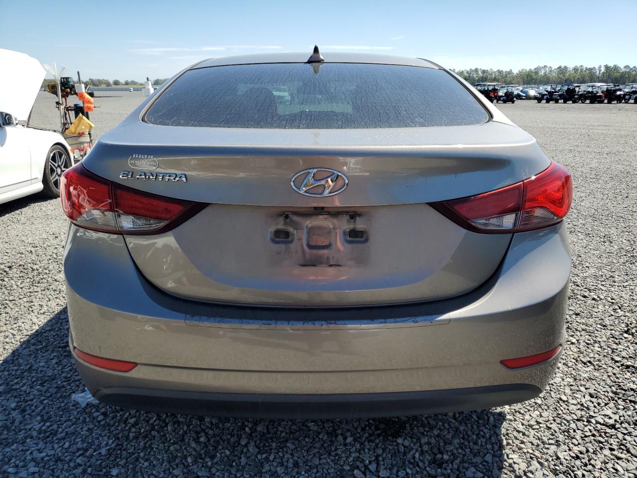 2016 Hyundai Elantra VIN 5NPDH4AE1GH655230 Copart auction photo, frame damage / front end damage thumbnail 6