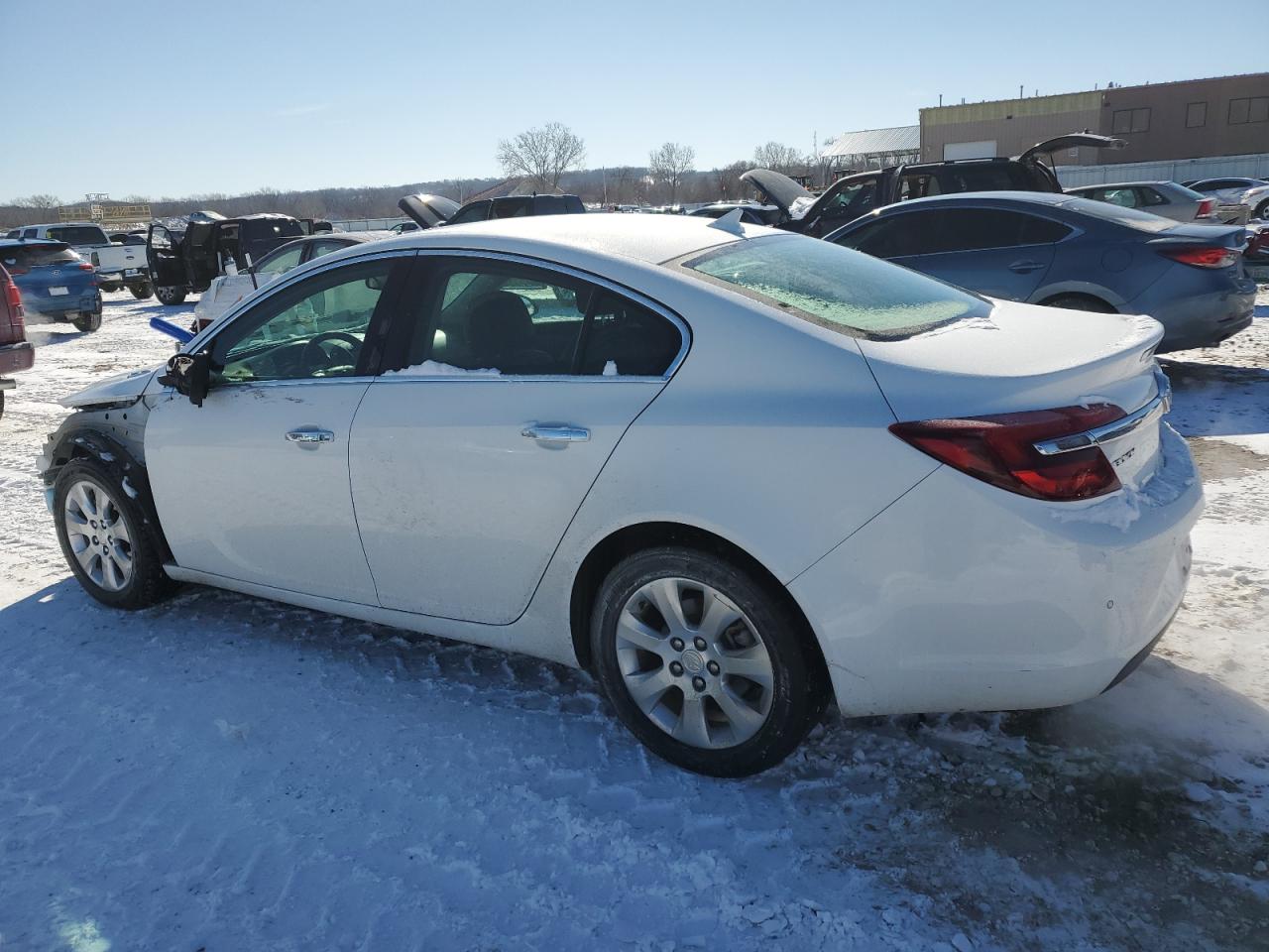2014 Buick Regal VIN 2G4GM5ER2E9137912 Copart auction photo, front end damage thumbnail 2