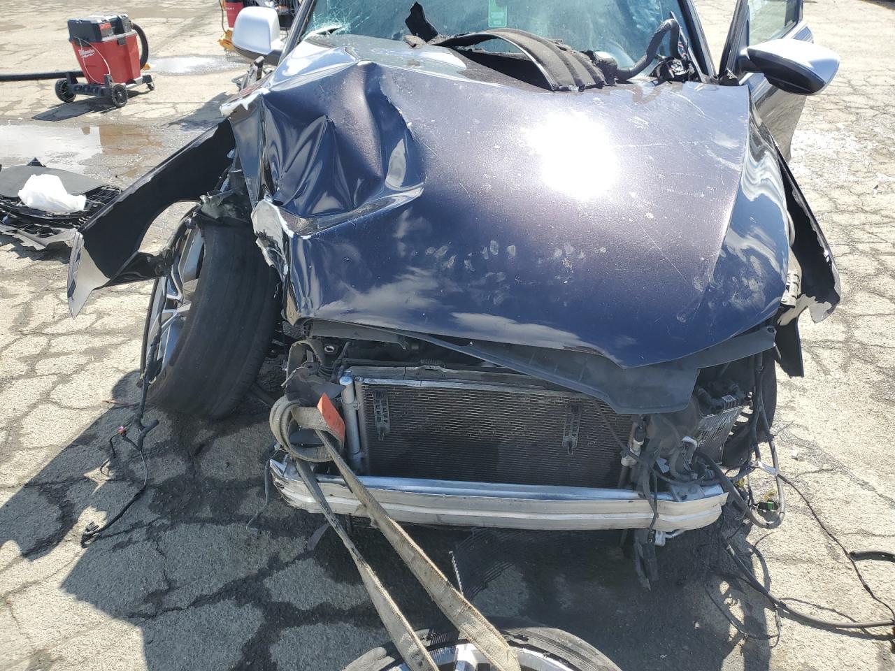 2014 Audi SQ5 VIN WA1CGAFP3EA052852 Copart auction photo, front end damage thumbnail 13