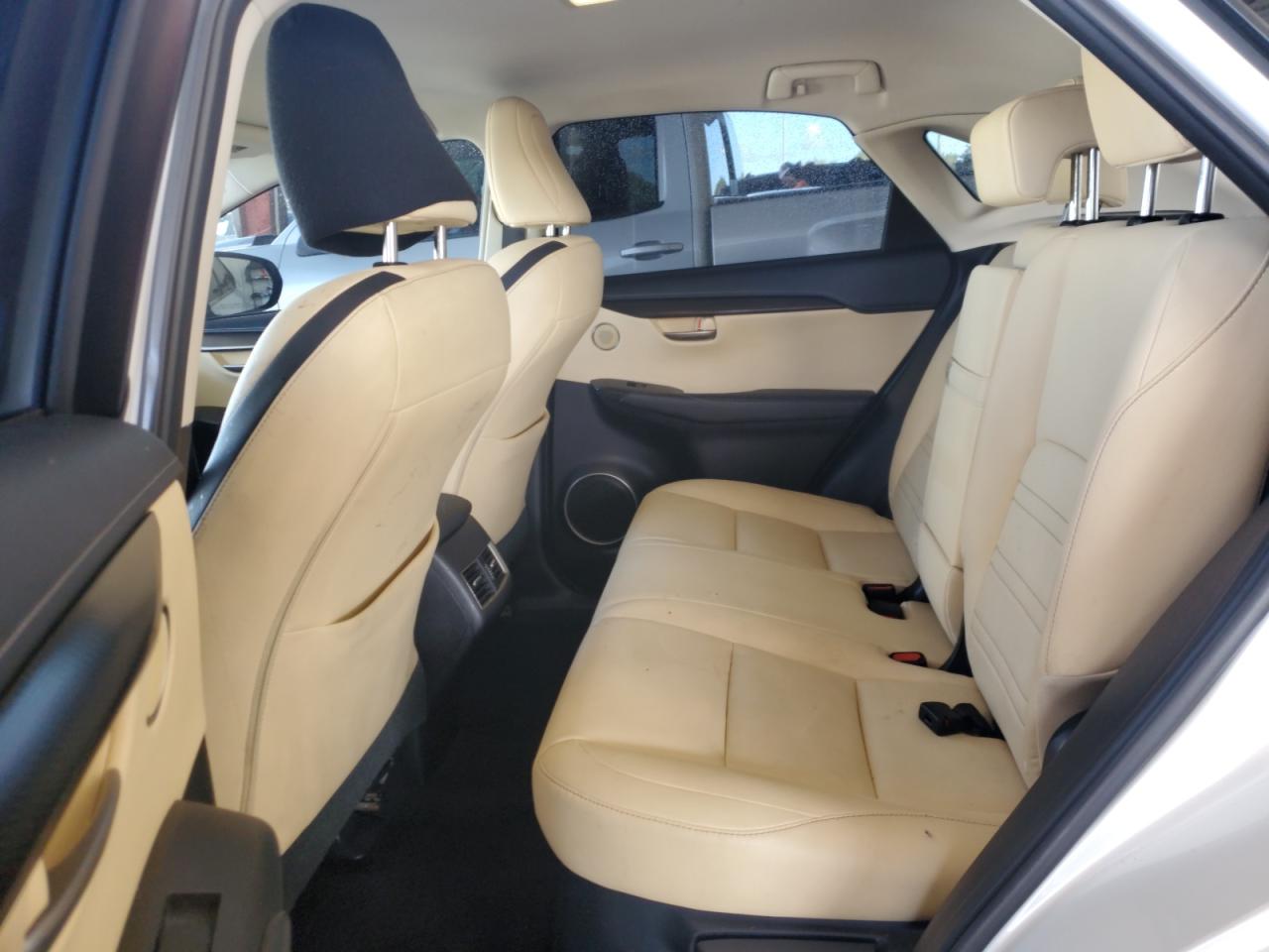 2016 Lexus NX VIN JTJYARBZ3G2043890 Copart auction photo, rear end / side damage thumbnail 10